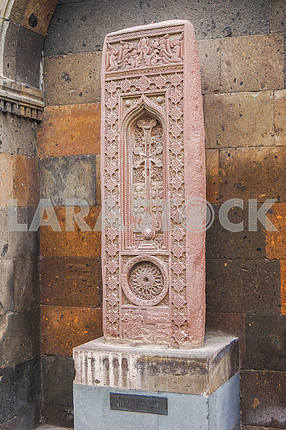 Khachkar. Echmiadzin Cathedral.