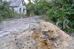 Ruined buildings in Avdeevka