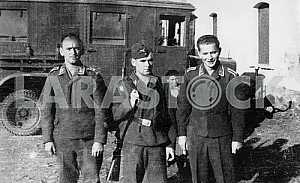 German soldiers in Sizilien, Catania, the Second World War
