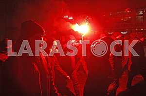 Факельное шествие националистов в Киеве