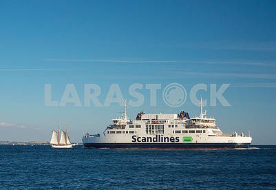 Ferry & Sailboat