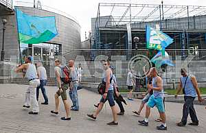 Celebrating Airborne Forces Day in Kiev