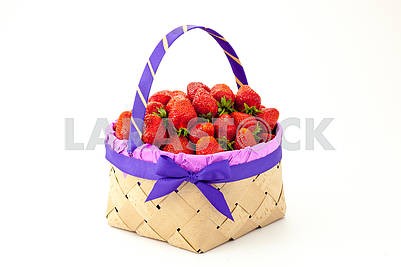 Strawberries in a basket
