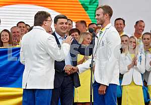 Sending off ceremony of the Olympic team of Ukraine to the 2016 Olympic Games in Rio de Janeiro