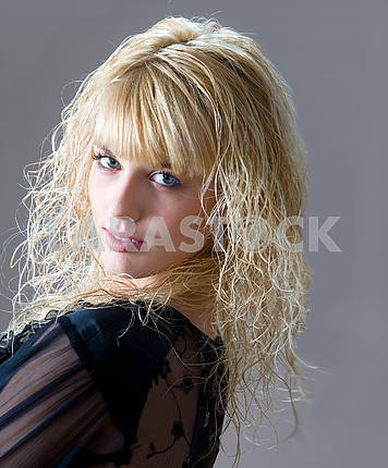 Young beautiful Caucasian blond woman