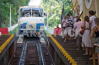Wagon of Kiev cable car