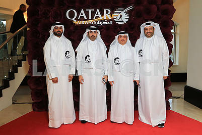 During the Gala dinner in honor of launching a new direction Kiev-Doha world famous airline Qatar Airways