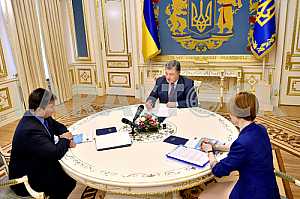 Petro Poroshenko and Pavlo Klimkin