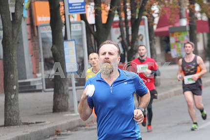 In the Dnieper the marathon race took place