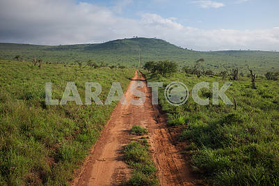 Грунтовая дорога в Кении										