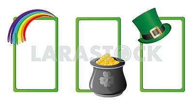 Set of banners for St. Patrick's Day. Part 6