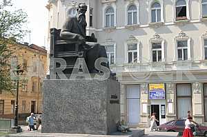 Hrushevsky Monument in Lviv