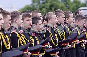 Parade of military lyceums in Kiev