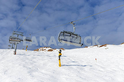 Ski lift chairs
