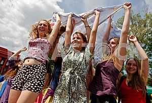 Flashmob in pajamas