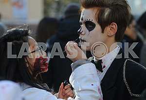 Zombie parade in Kiev