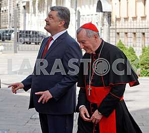 Petro Poroshenko and Pietro Parolin