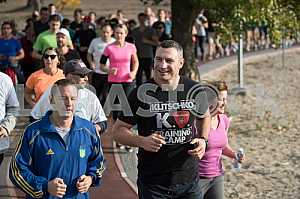 Vitali Klitschko at the opening of the treadmill