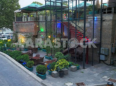 Уличное кафе в Тбилиси