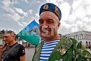 Celebrating Airborne Forces Day in Kiev