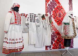The exhibition Masterpieces of Ukrainian folk embroidery in Kiev