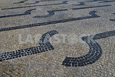 Традиційні португальські кам'яна мозаїка калсада