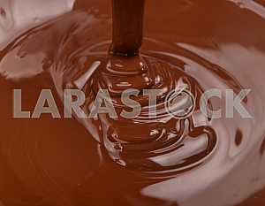Lots of chocolate falling from above
