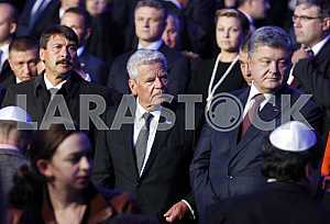 Janos Ader, Joachim Gauck and Poroshenko