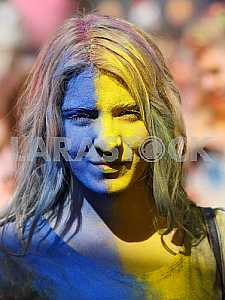 The festival of colors Holi in Kiev