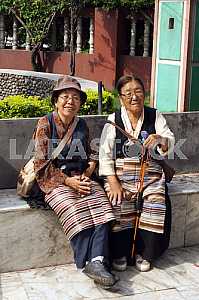 Местные жительницы Катманду. Непал