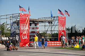 American Festival in Kiev - Ukraine 15-16 August 2015 - Stock image