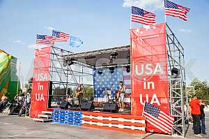 American Festival in Kiev - Ukraine 15-16 August 2015 - Stock image