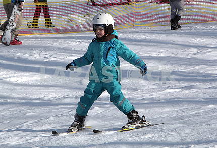 The skier in Protasovoy Yar