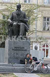 Hrushevsky Monument in Lviv