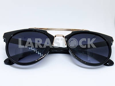 Black Sunglasses on White