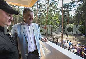 Petro Poroshenko visited the house for the SBU servicemen