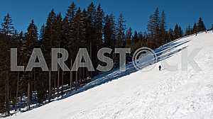 Ski slopes of the Austrian Alps.