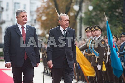 Petro Poroshenko and Recep Erdogan
