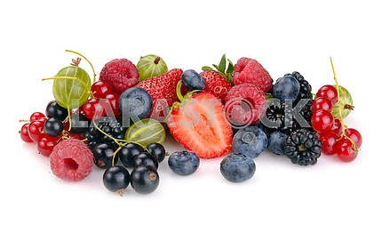 set of berries