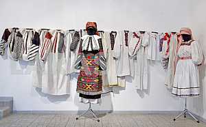 The exhibition Masterpieces of Ukrainian folk embroidery in Kiev