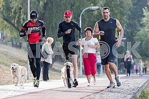 Wladimir Klitschko and Sergey Romanovsky