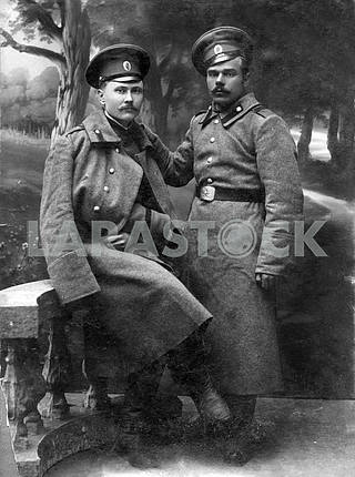 Russian soldiers. First World War