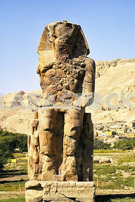Egypt, Luxore, Colossi Memnon