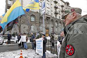 Rally People's Decommunization, in Kiev.