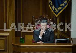 Президент Порошенко выступил в Верховной Раде