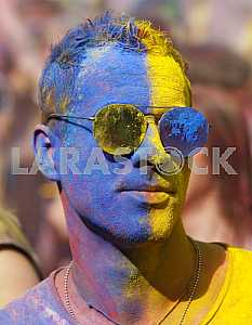 The festival of colors Holi in Kiev