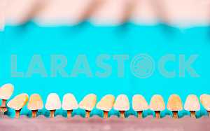 Stomatological instrument in the dentists clinic. Operation, tooth replacement.