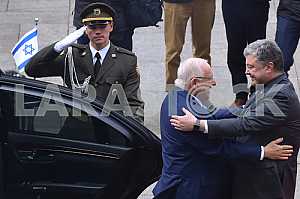 Встреча президентов Петра Порошенко и Реувена Ривлина
