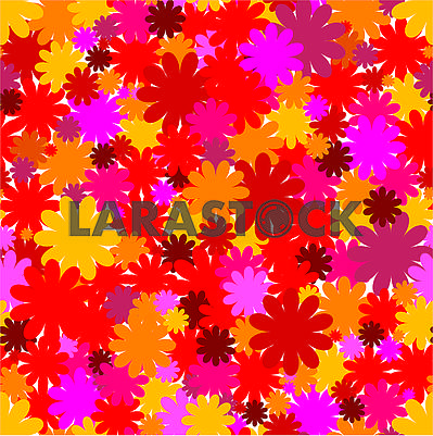 Floral seamless background, part 3