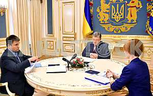 Petro Poroshenko and Pavlo Klimkin